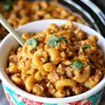 Slow Cooker Taco Pasta
