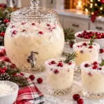 Snowy Coconut Christmas Punch