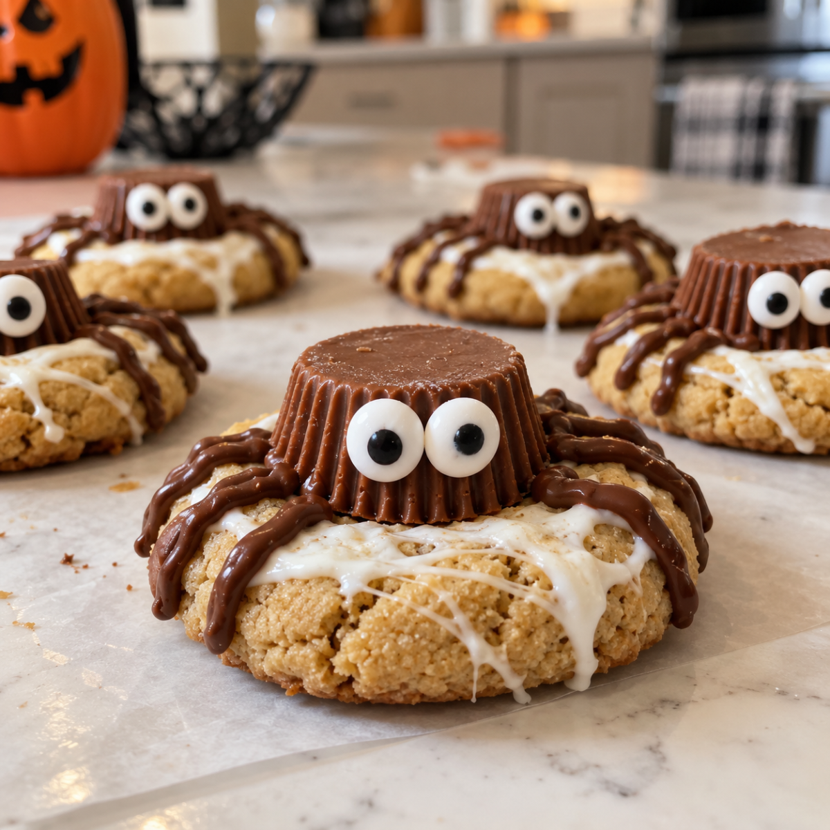 Spooky Spider Cookies