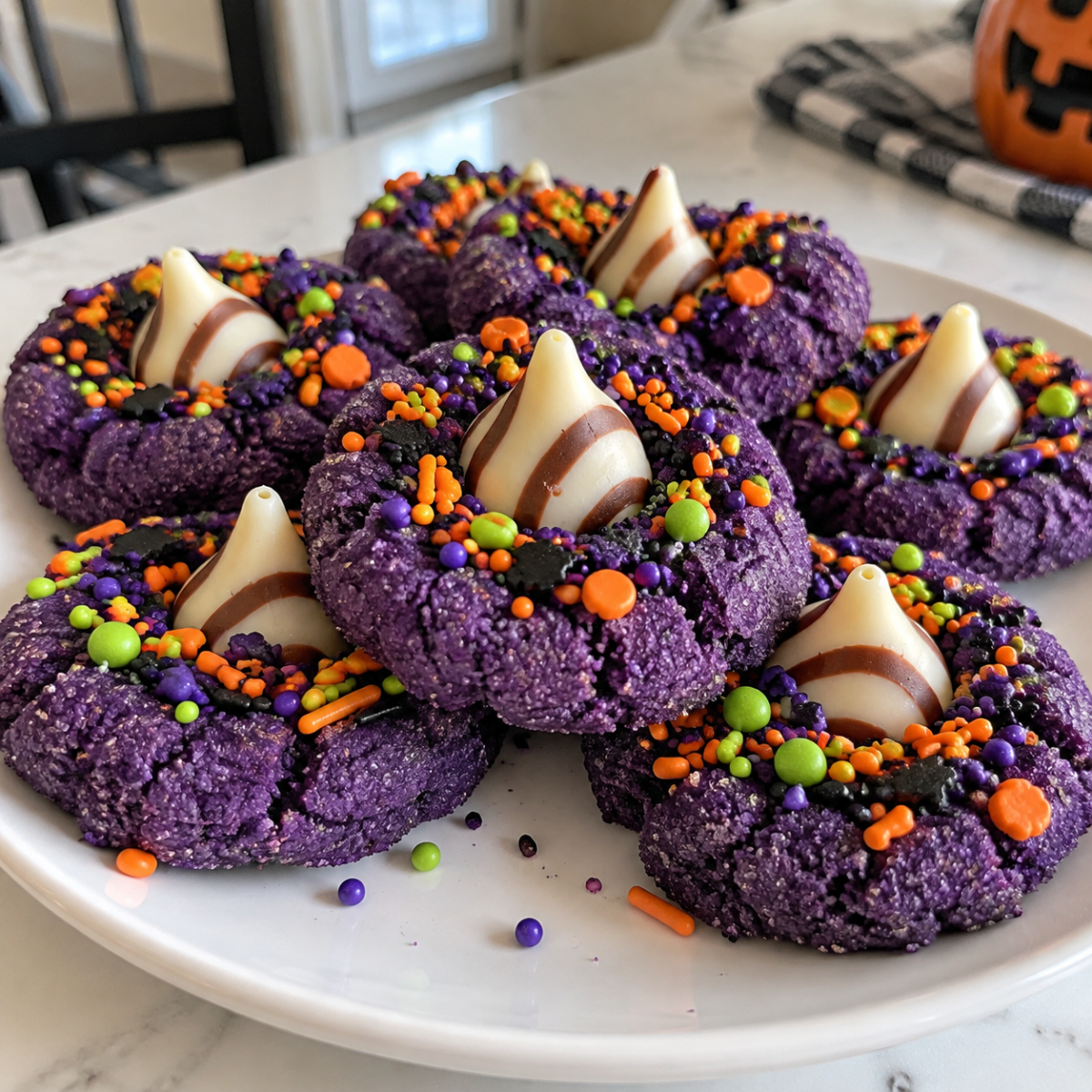 Witch Hat Halloween Cookies